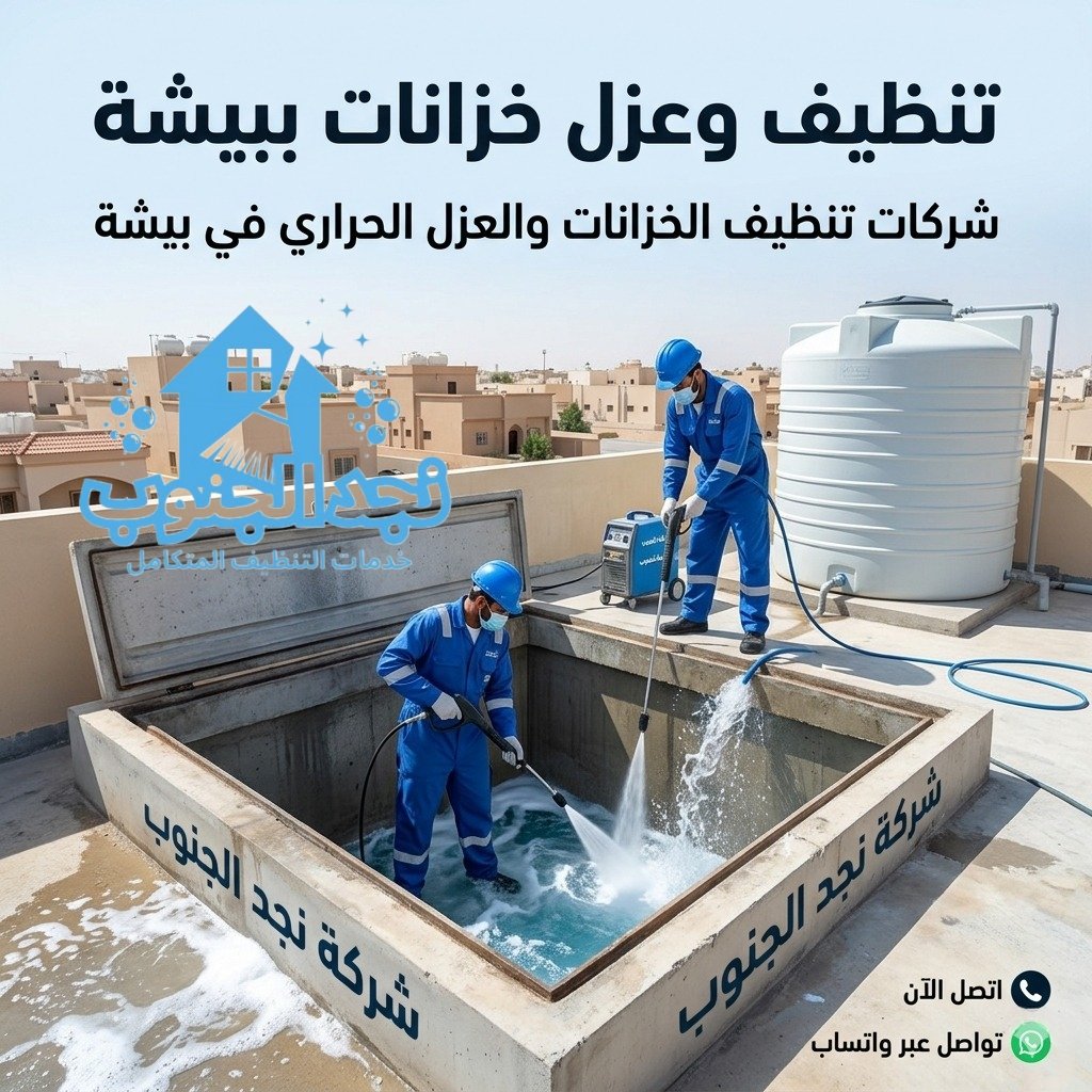 تنظيف وعزل خزانات ببيشة