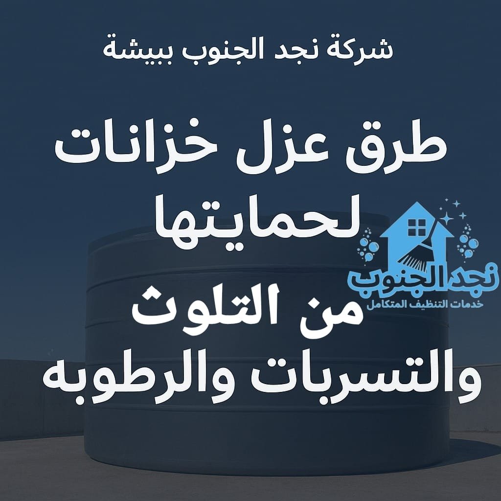 طرق عزل خزانات المياه لحمايتها من التلوث والتسربات والرطوبة