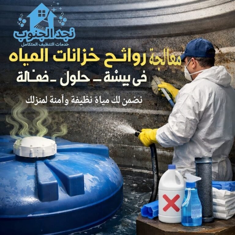 معالجة روائح خزانات المياه في بيشة – حلول فعّالة