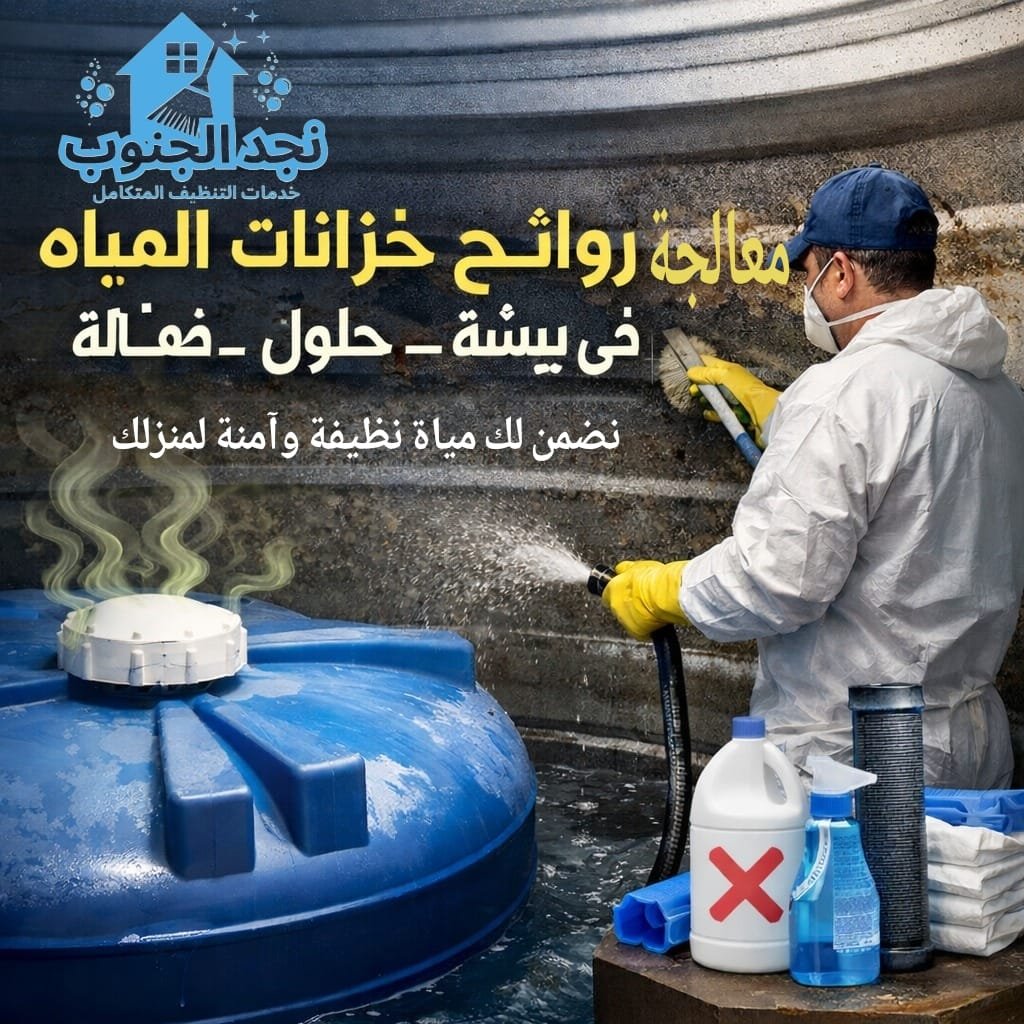 معالجة روائح خزانات المياه في بيشة – حلول فعّالة