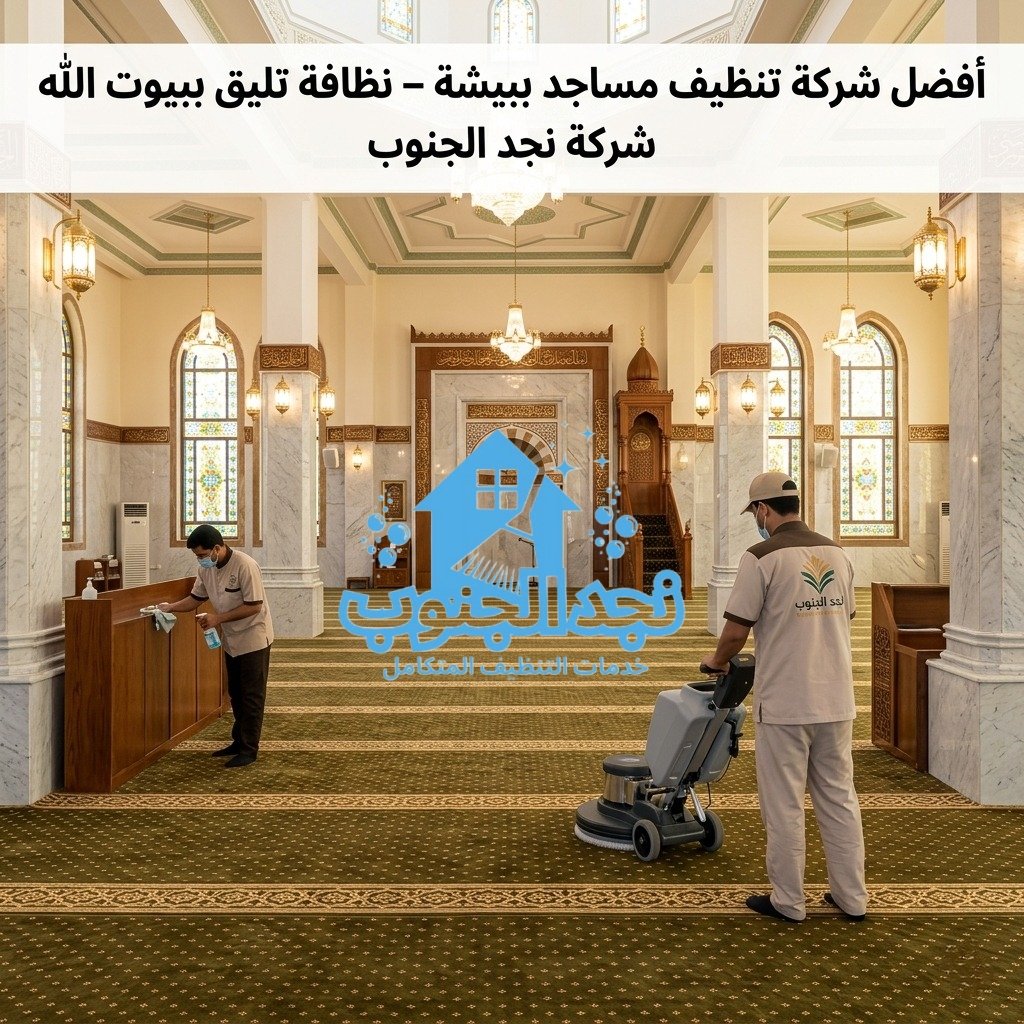 أفضل شركة تنظيف مساجد ببيشة