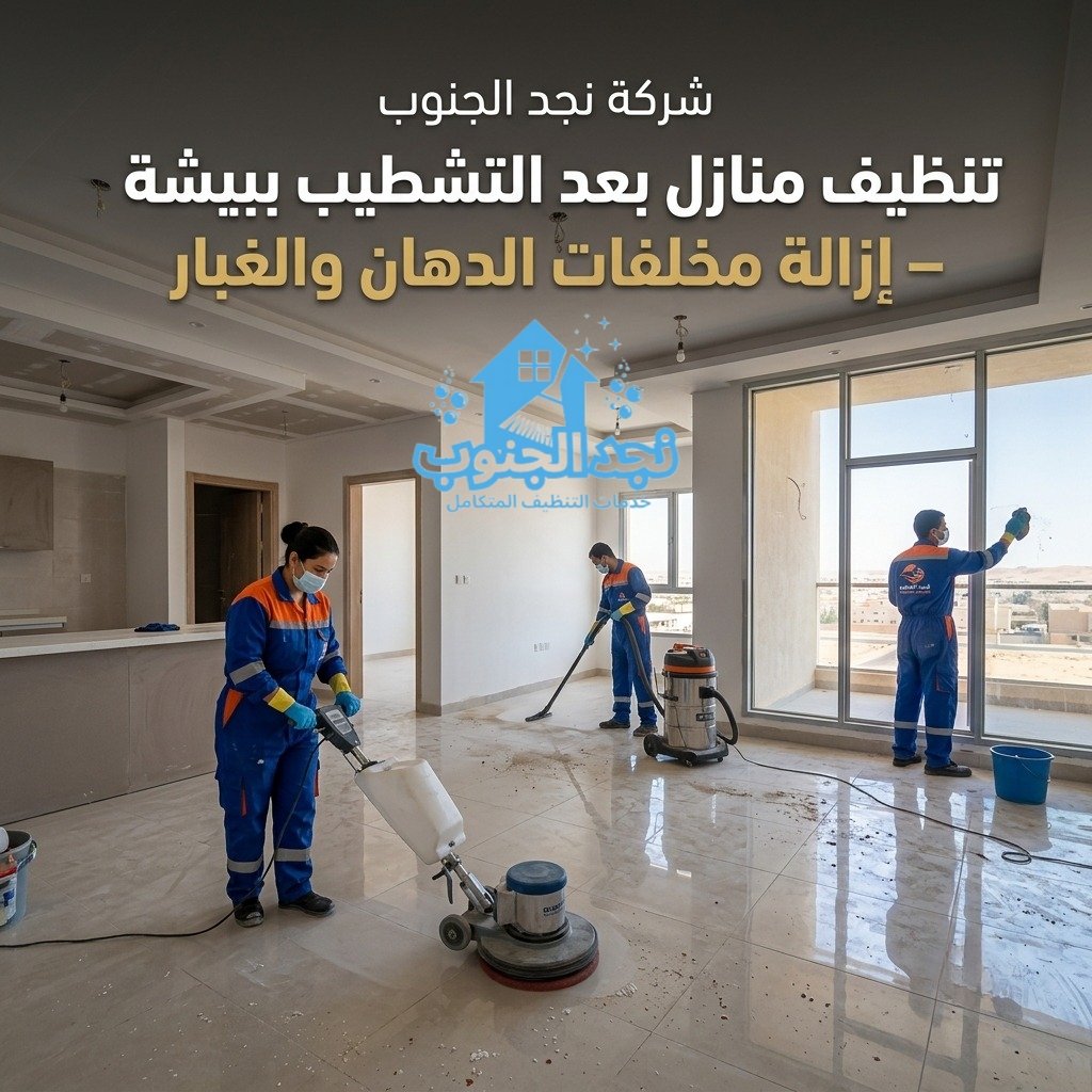 شركة تنظيف منازل بعد التشطيب ببيشة