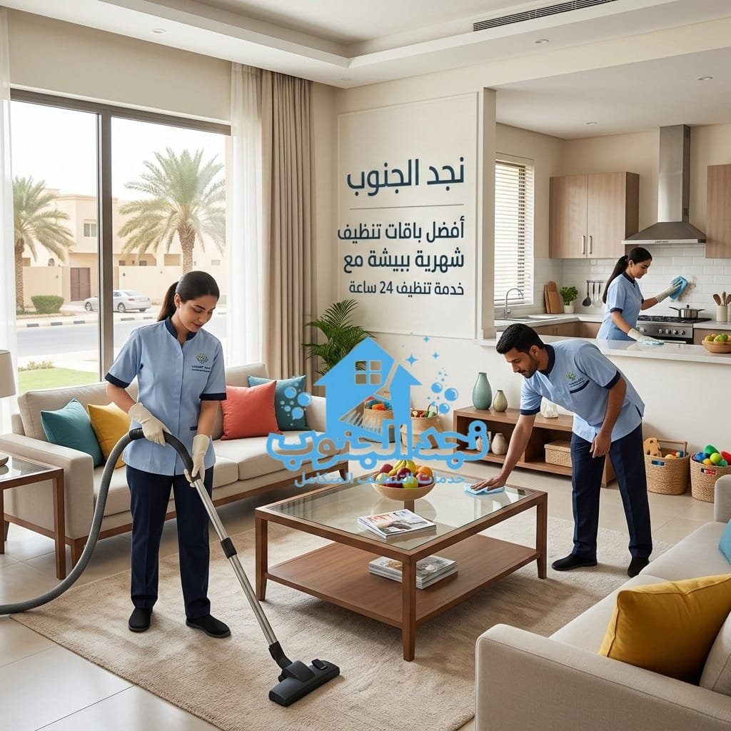 أفضل باقات تنظيف شهرية ببيشة مع خدمة تنظيف 24 ساعة