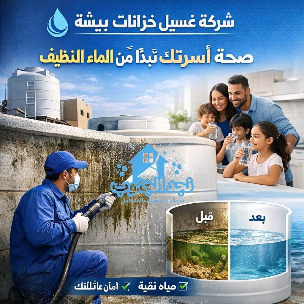 شركة غسيل خزانات ببيشة صحة أسرتك تبدأ من الماء النظيف