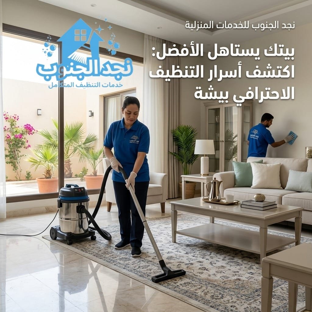 بيتك يستاهل الأفضل اكتشف أسرار التنظيف الاحترافي ببيشة