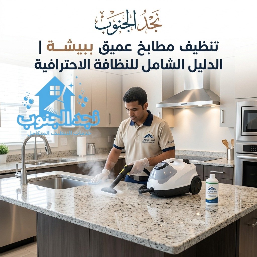 تنظيف مطابخ عميق ببيشة الدليل الشامل للنظافة الاحترافية