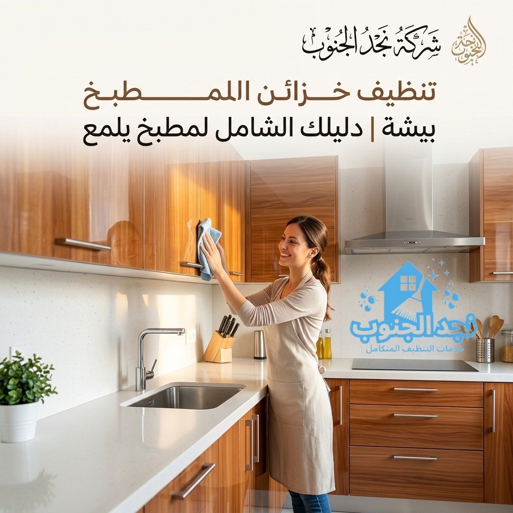 تنظيف خزائن المطبخ ببيشة | دليلك الشامل لمطبخ يلمع