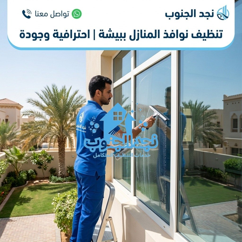 تنظيف نوافذ المنازل ببيشة | احترافية وجودة