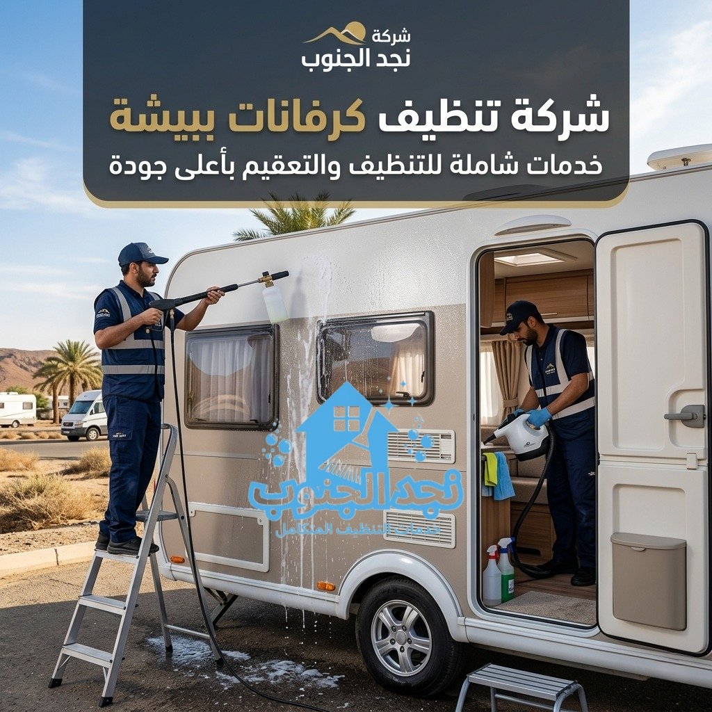 شركة تنظيف كرفانات ببيشة | خدمات شاملة للتنظيف والتعقيم بأعلى جودة