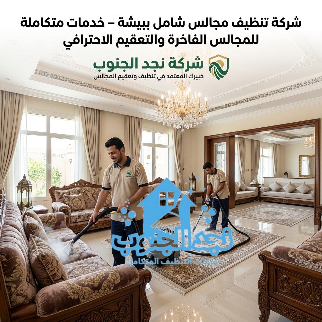 شركة تنظيف مجالس شامل ببيشة