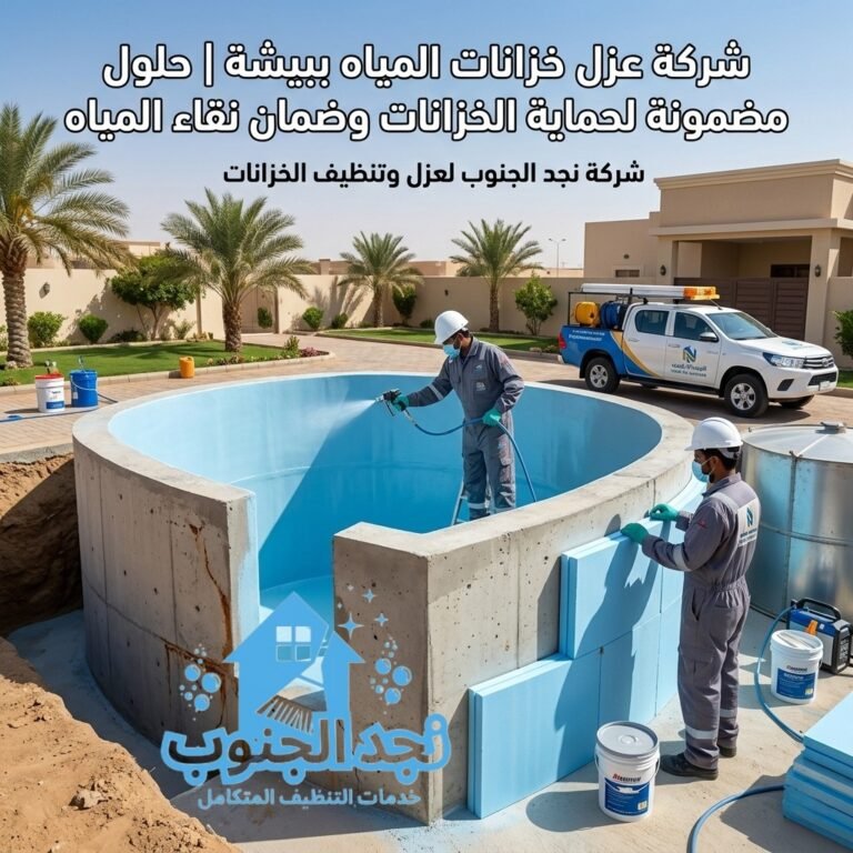 شركة عزل خزانات المياه ببيشة
