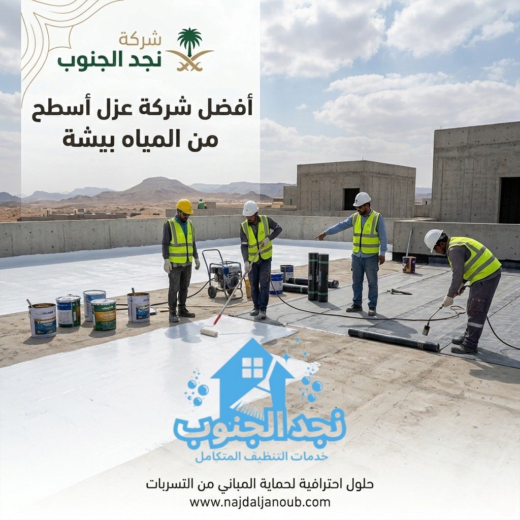 شركة عزل الاسطح من المياه ببيشة