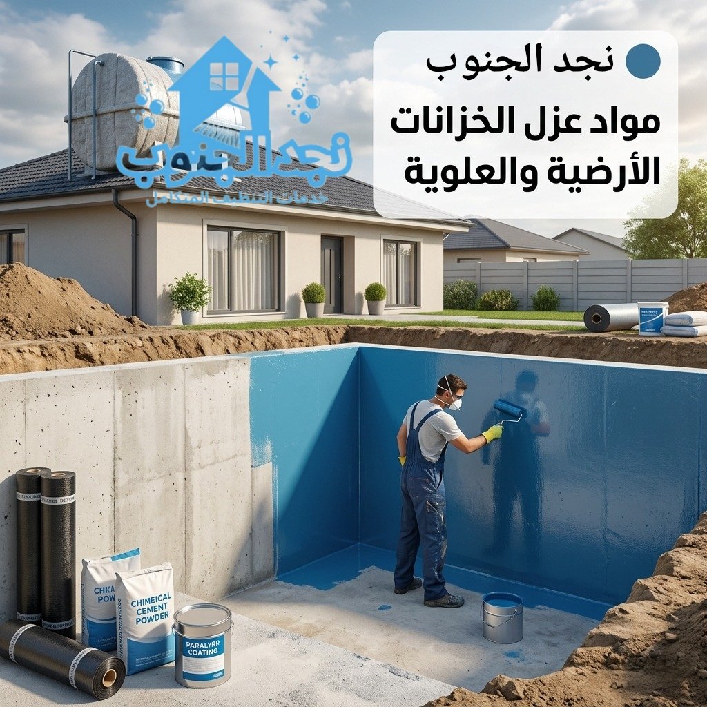 مواد عزل الخزانات الأرضية والعلوية