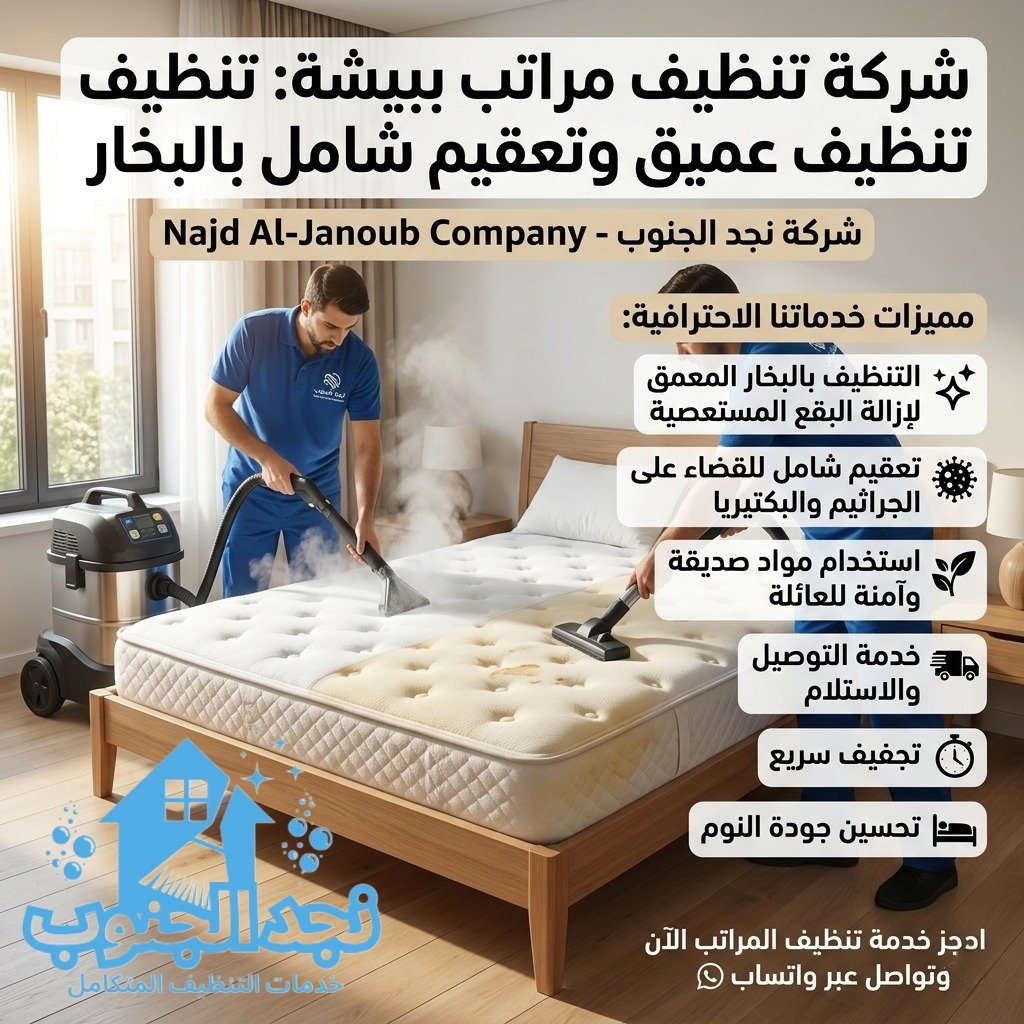 شركة تنظيف مراتب ببيشة