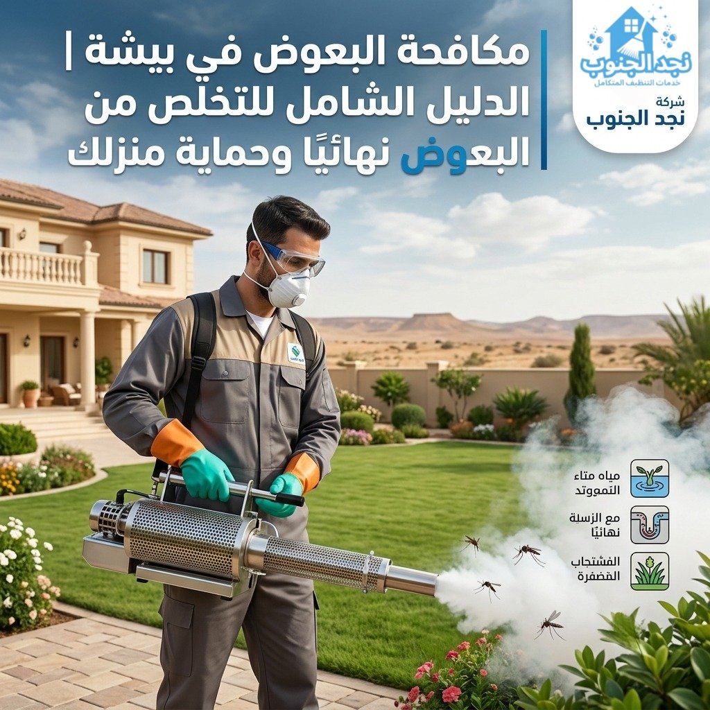 مكافحة البعوض في بيشة