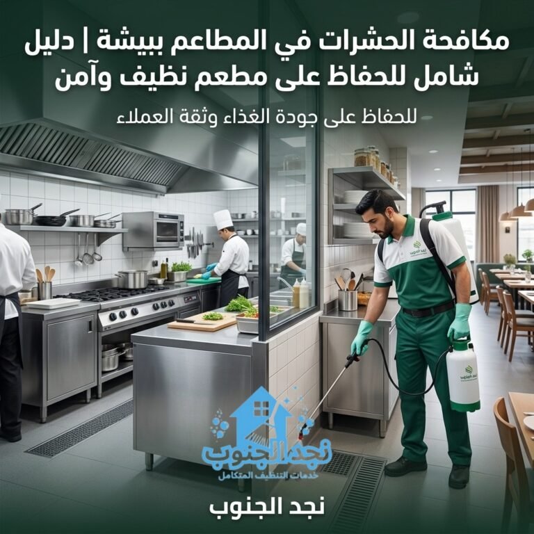 مكافحة الحشرات في المطاعم ببيشة