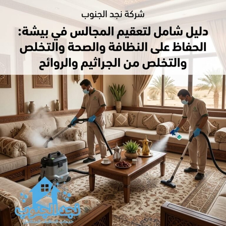 شركة تعقيم مجالس ببيشة