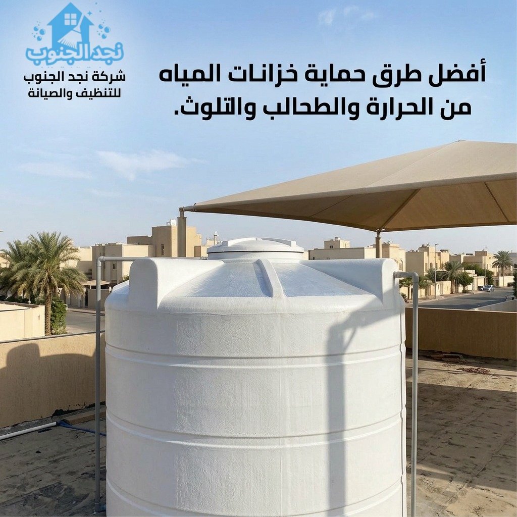 أفضل طرق حماية خزانات المياه من الحرارة والطحالب والتلوث